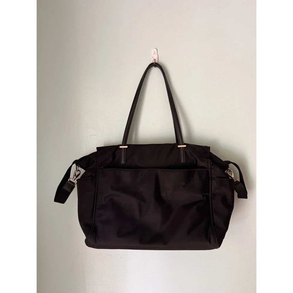 kate spade Black Nylon Baby Bag Tote